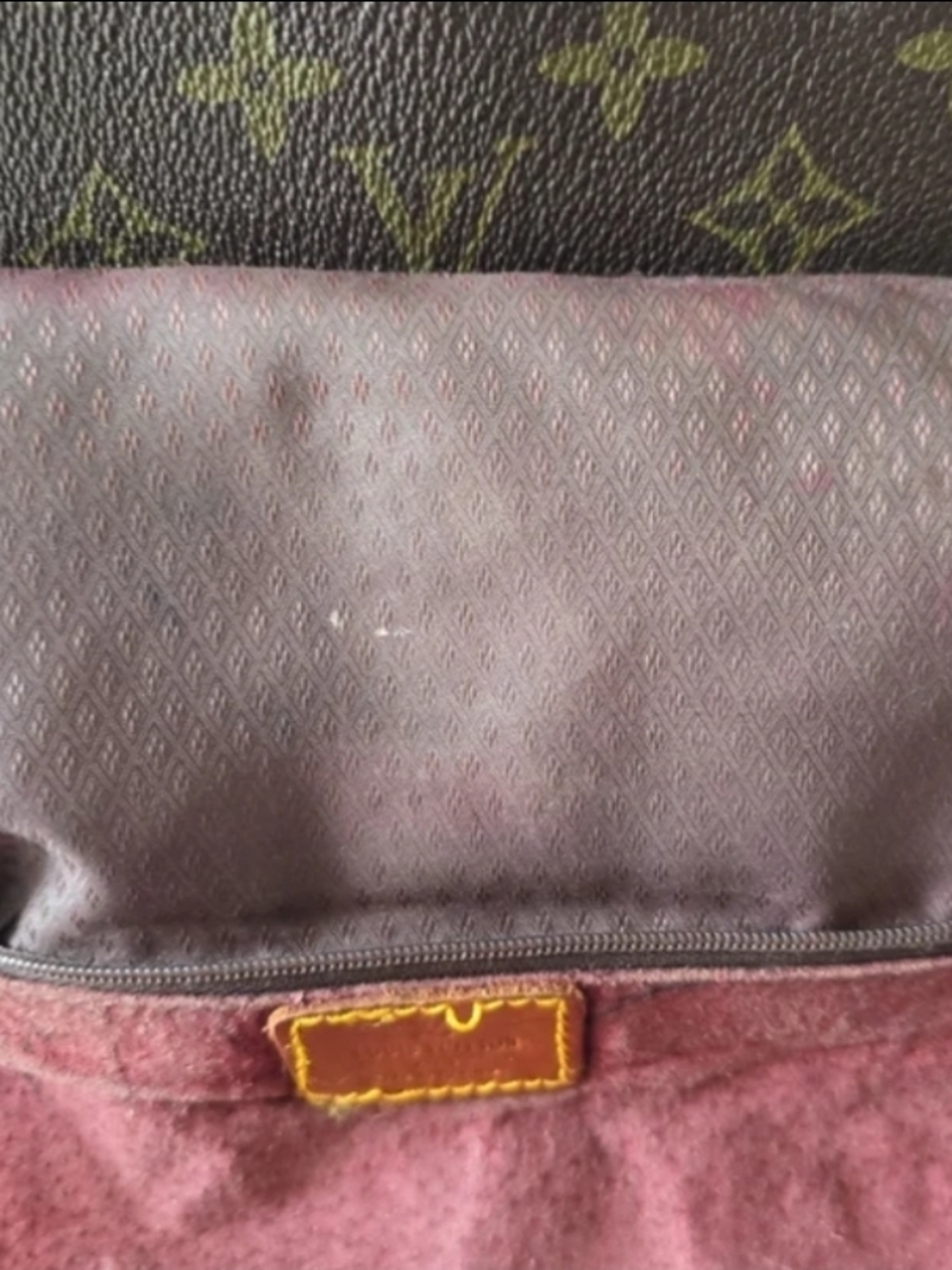 RARE Pre-1982 Louis Vuitton Chantilly GM Vuittonite Lining. Project Piece - Picture 8 of 12